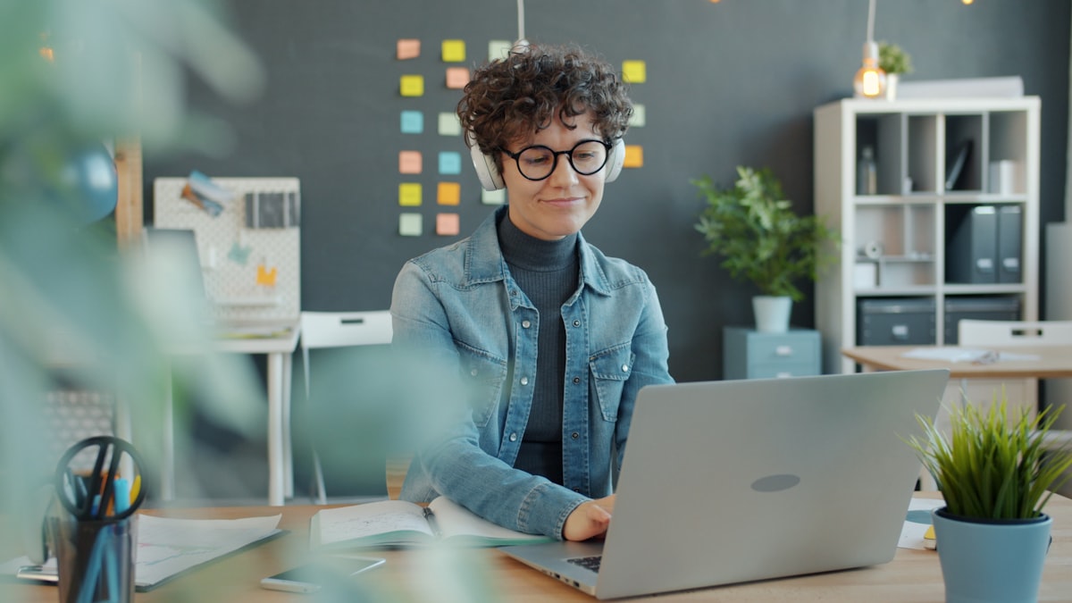 Business technology workspace — visual reference